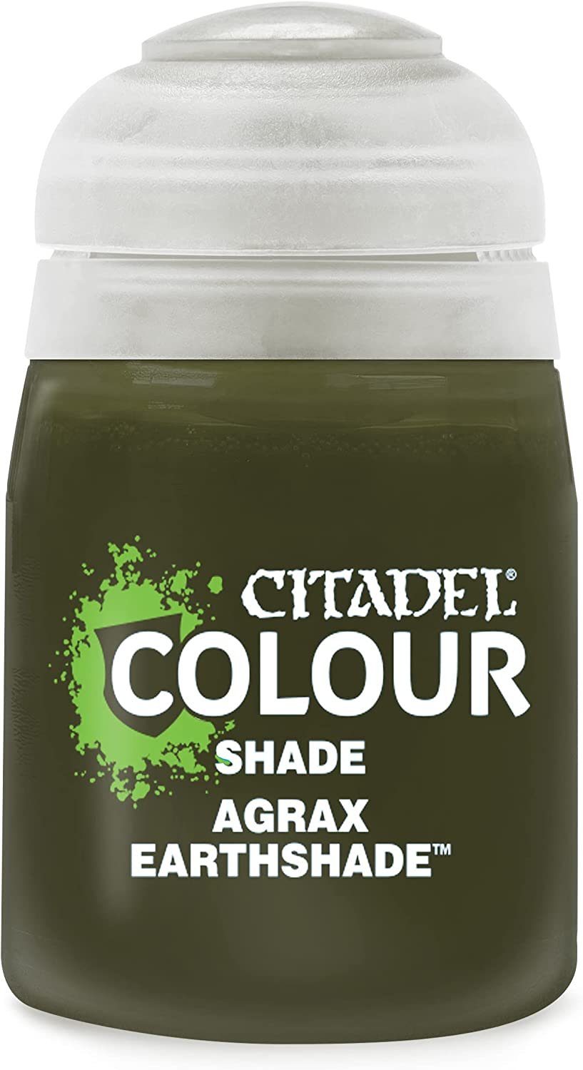 Pot of Shade Agrax Earthshade paint 18ml 24-15 - Citadel Colour