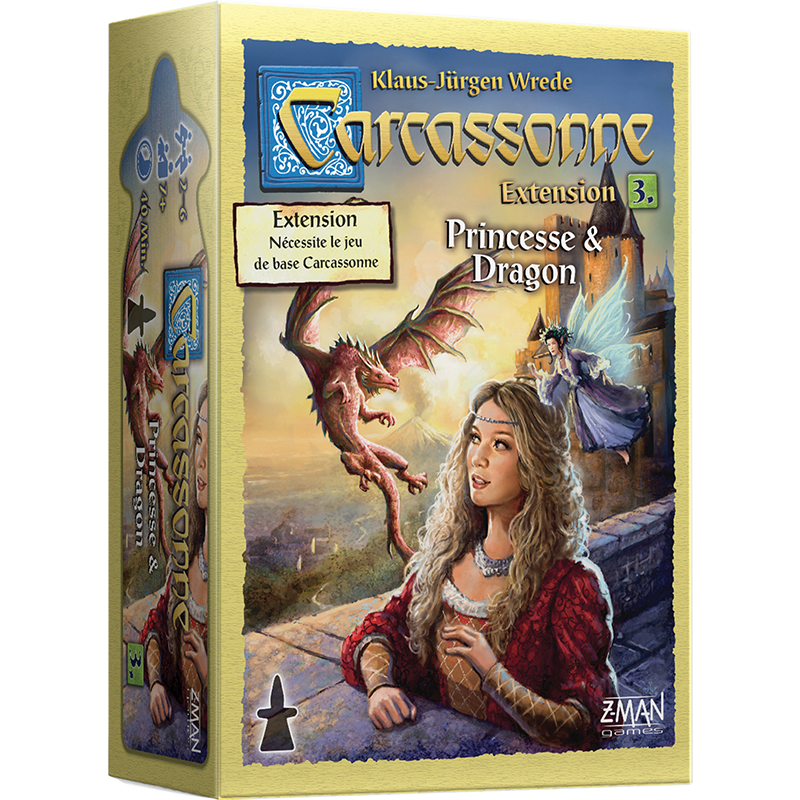 Carcassonne - Extension 3 Princesse & Dragon - Ancienne édition