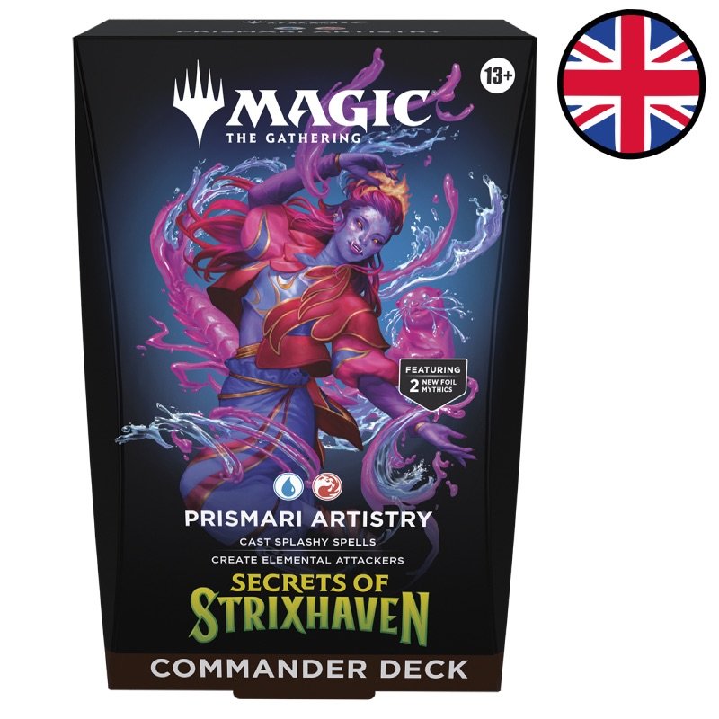 Deck Commander Les Secrets de Strixhaven - Prismari Artistry - Magic EN