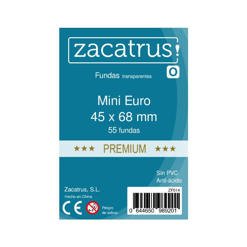 55 premium mini Euro Size Sleeves - Zacatrus