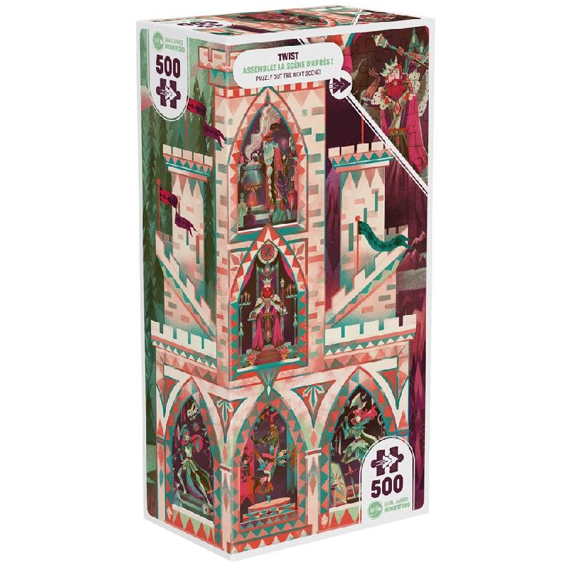 Jigsaw Puzzle 500 Pieces - Twist Visite Royale - Iello