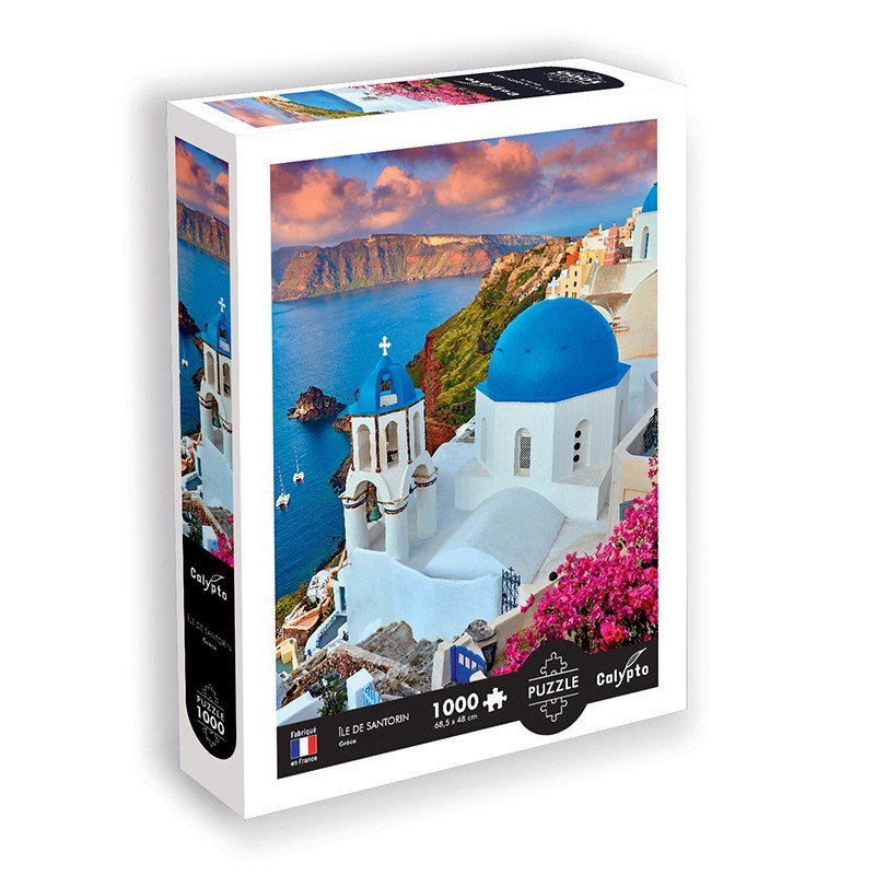 Jigsaw Puzzle 1000 Pieces - Santorini Islands - Sentosphère