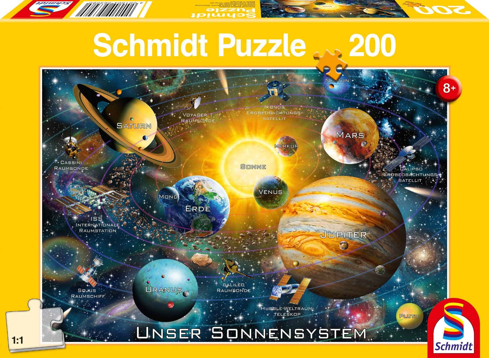 Jigsaw Puzzle 200 Pieces - Our Solar System - Schmidt