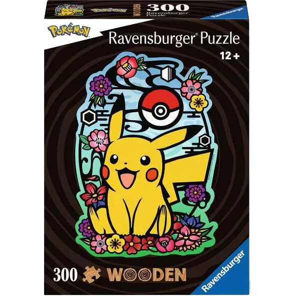 Puzzle 300 pièces bois - Pikachu (Ravensburger)