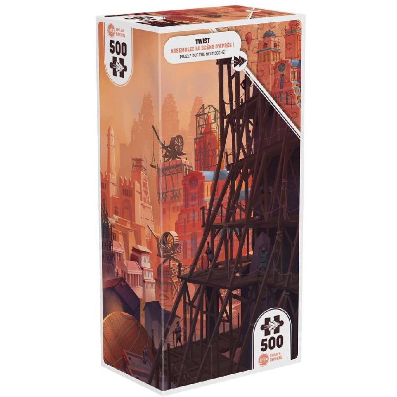 Jigsaw Puzzle 500 Pieces - Twist Ancient City - Iello