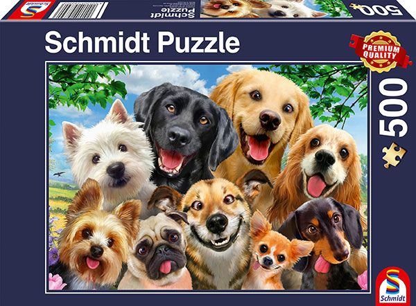Jigsaw Puzzle 500 Pieces - Dog Selfie - Schmidt