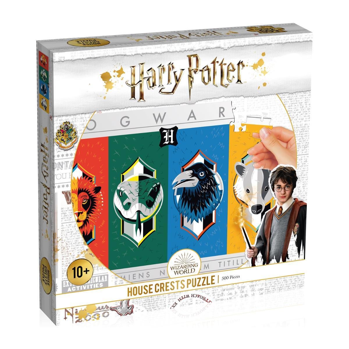Jigsaw Puzzle 500 Pieces - Harry Potter House Crests - Winning Moves
