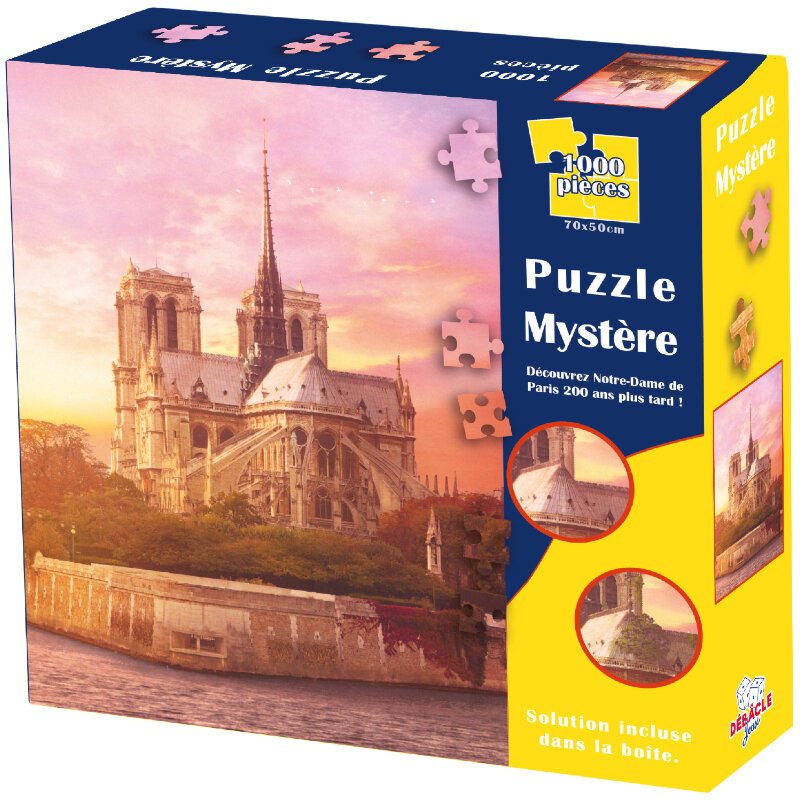Jigsaw Puzzle 1000 Pieces - Mystère Notre Dame 200 years later - Débacle