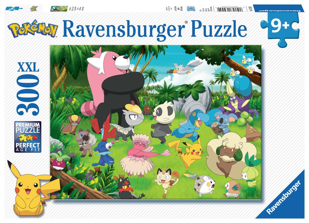 Jigsaw Puzzle 300 Pieces - Pokemon Wild Pokemon - Ravensburger