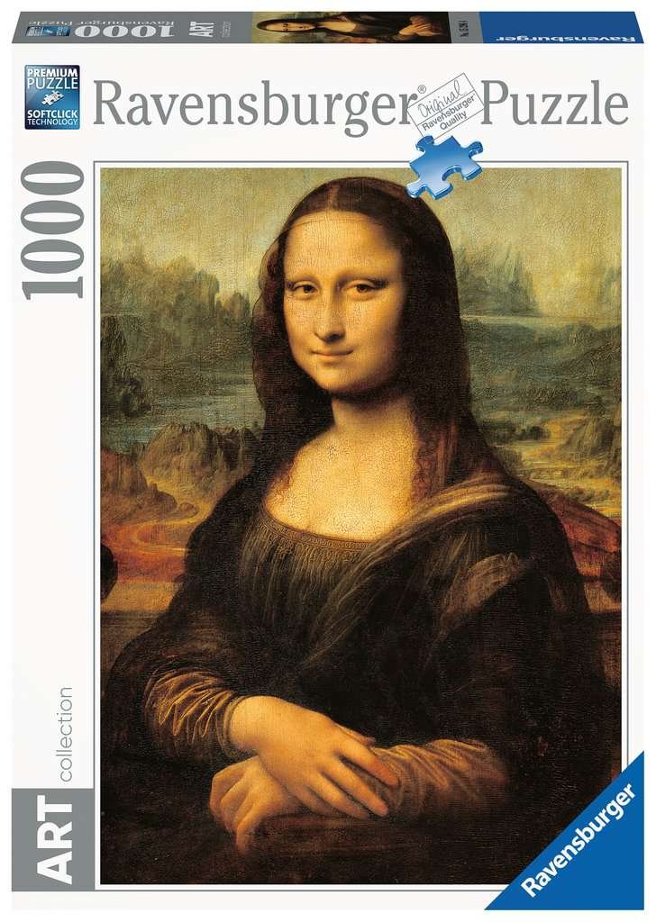 Jigsaw Puzzle 1000 Pieces - Art De Vinci Mona Lisa, La Gioconda - Ravensburger