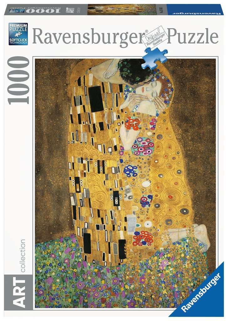 Jigsaw Puzzle 1000 Pieces - Art Klimt The Kiss - Ravensburger