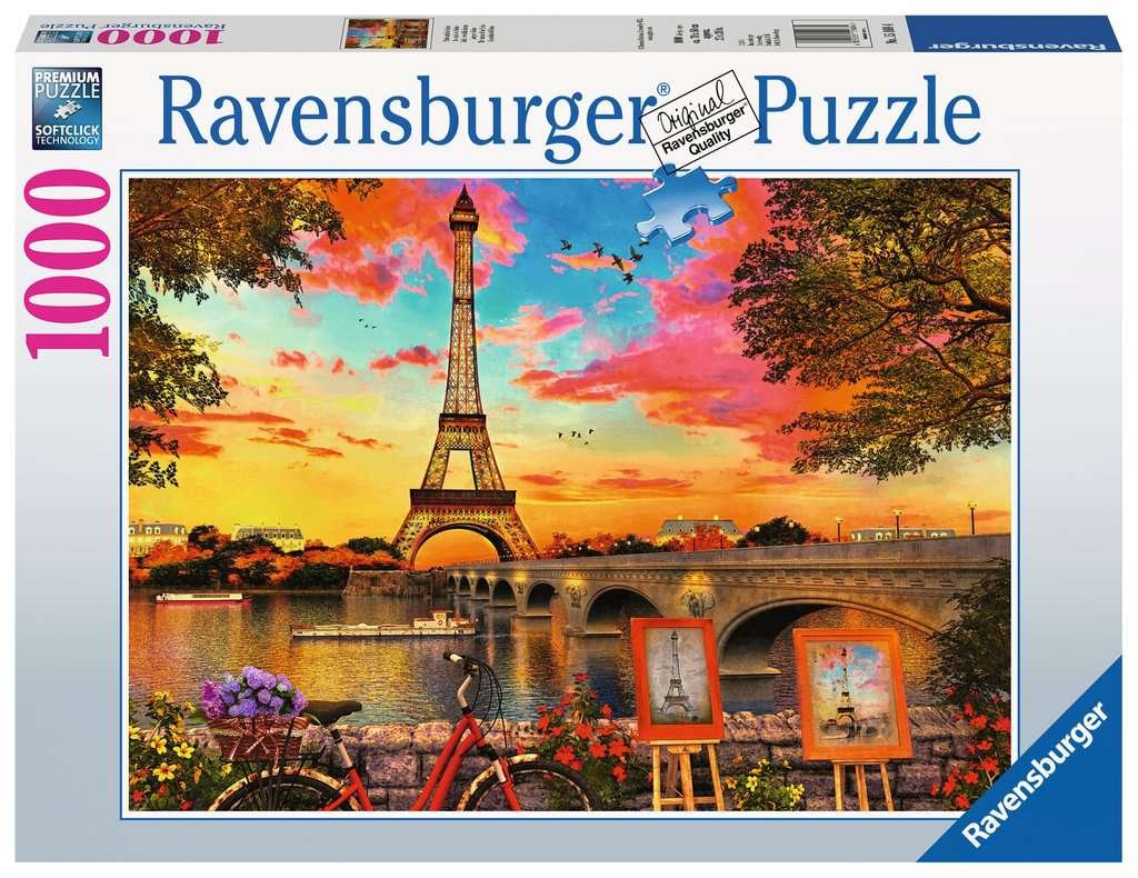 Jigsaw Puzzle 1000 Pieces - The banks of the Seine - Ravensburger