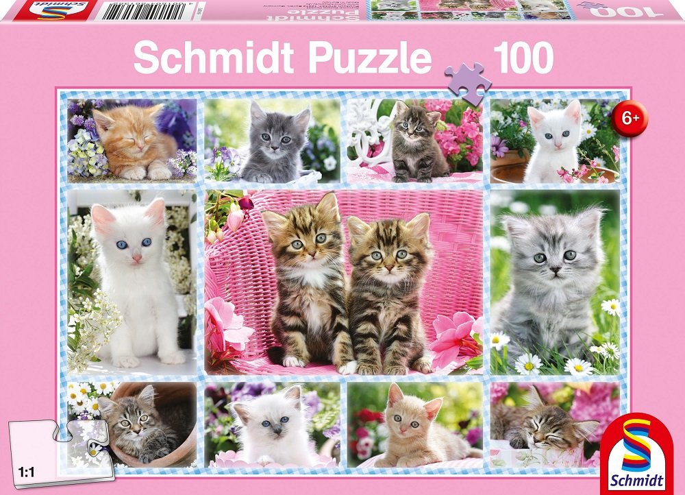 Jigsaw Puzzle 100 Pieces - Kittens - Schmidt