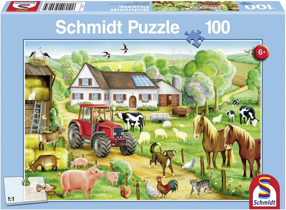 Puzzle 100 pièces - Joyeuse Ferme