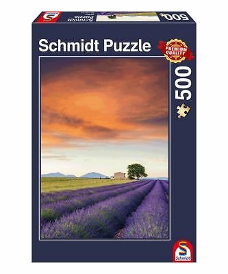 Jigsaw Puzzle 500 Pieces - Field of Lavender, Provence - Schmidt