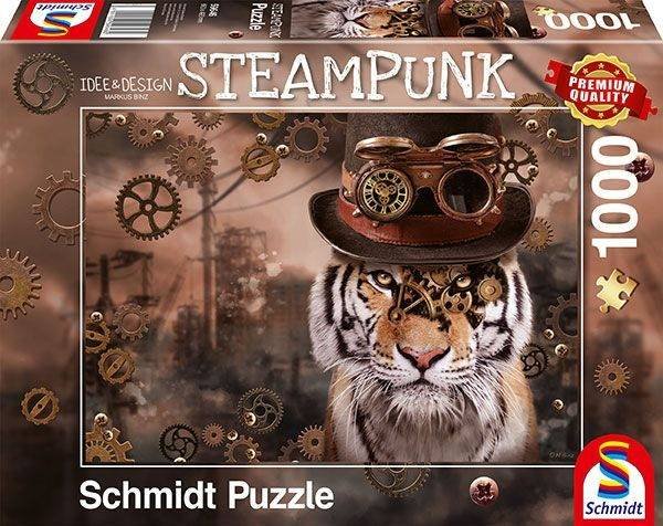 Jigsaw Puzzle 1000 Pieces - Steampunk Tiger - Schmidt