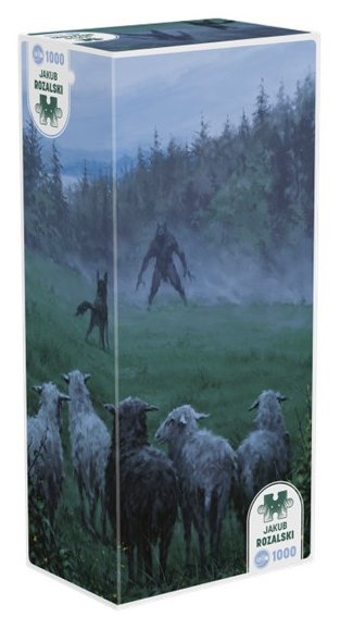 1000 pieces puzzle Signature - Jakub Rozalski: Moutons