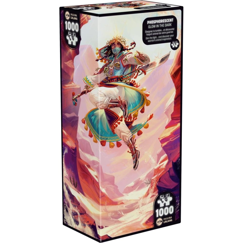 Jigsaw Puzzle 1000 Pieces - Twist Glow in the dark Desert Spirit - Iello