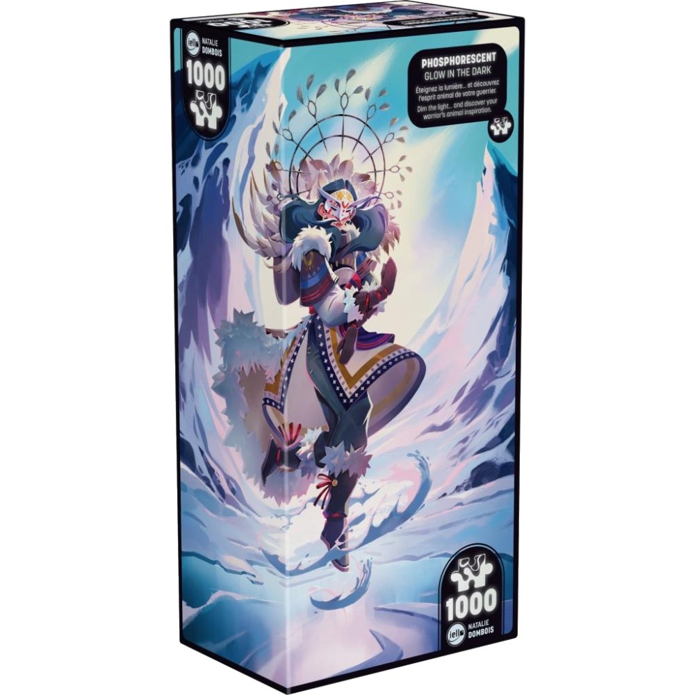 Jigsaw Puzzle 1000 Pieces - Twist Glow in the dark Ice Spirit - Iello