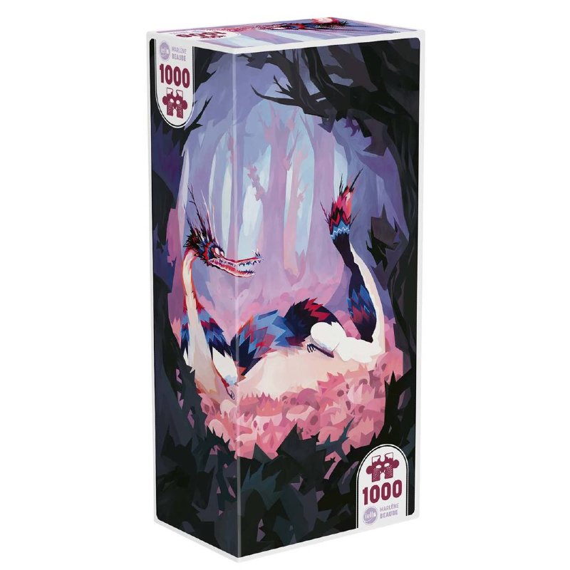 Jigsaw Puzzle 1000 Pieces - Universe Dragon After Meal - Iello