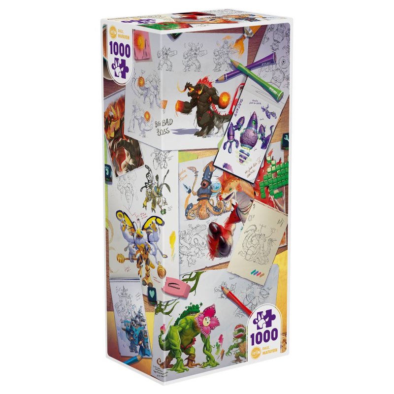 Jigsaw Puzzle 1000 Pieces - Universe Making of Monsters - Iello