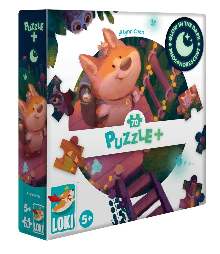 Puzzle+ 70 pièces : LOKI explore la cabane