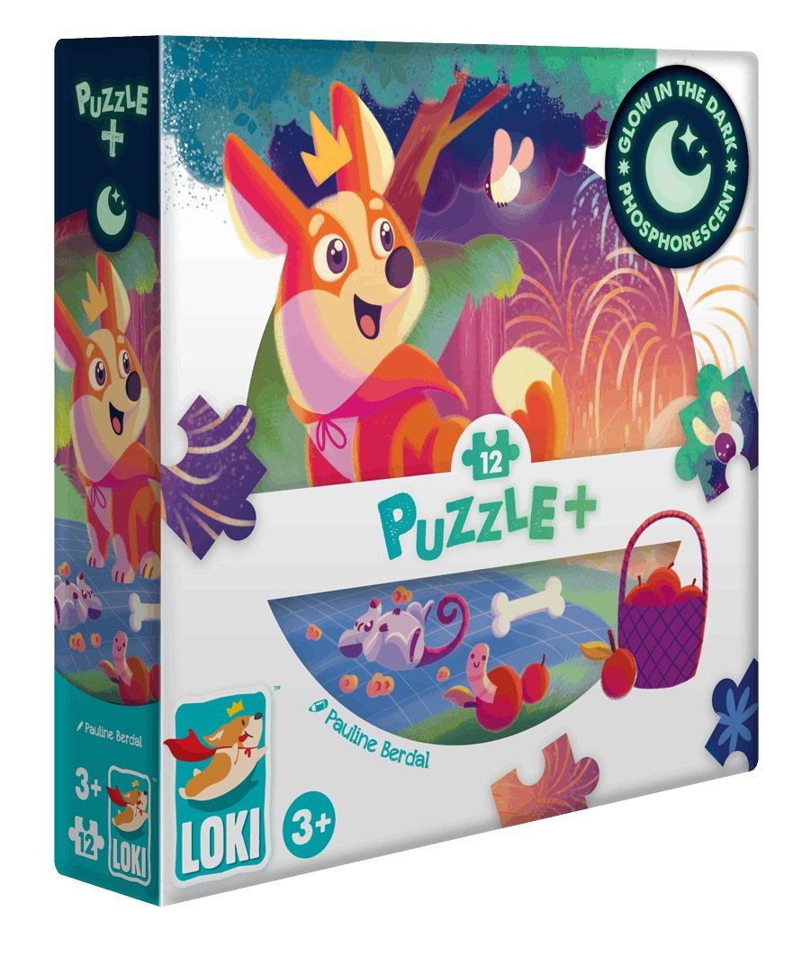 Puzzle+ 12 pièces : LOKI regarde le feu d'artifice