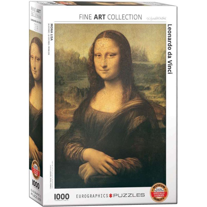 Jigsaw Puzzle 1000 Pieces - da Vinci Mona Lisa - Eurographics