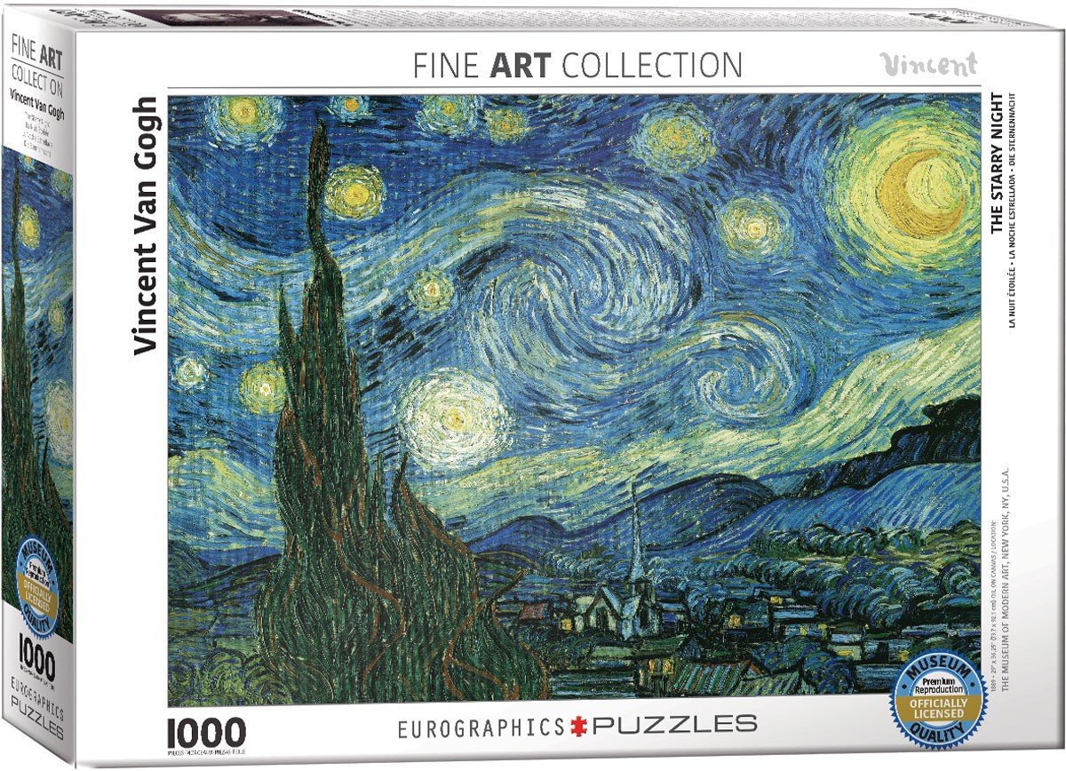 Jigsaw Puzzle 1000 Pieces - Van Gogh The Starry Night - Eurographics
