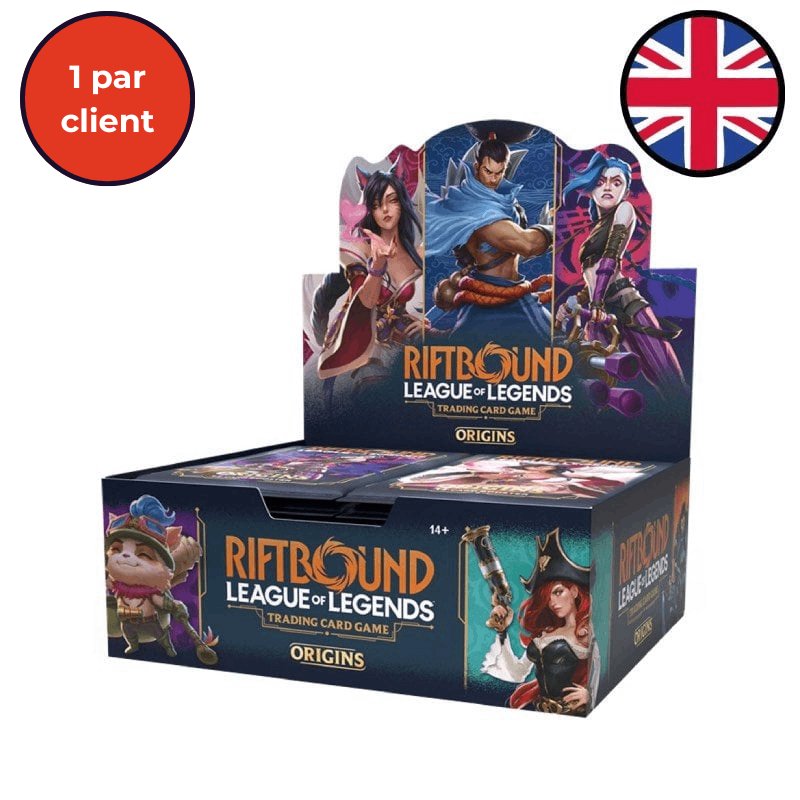 Boite de 24 boosters Origins - Riftbound: League of Legends EN