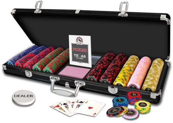 Poker Case 300 Royal Marked Chips