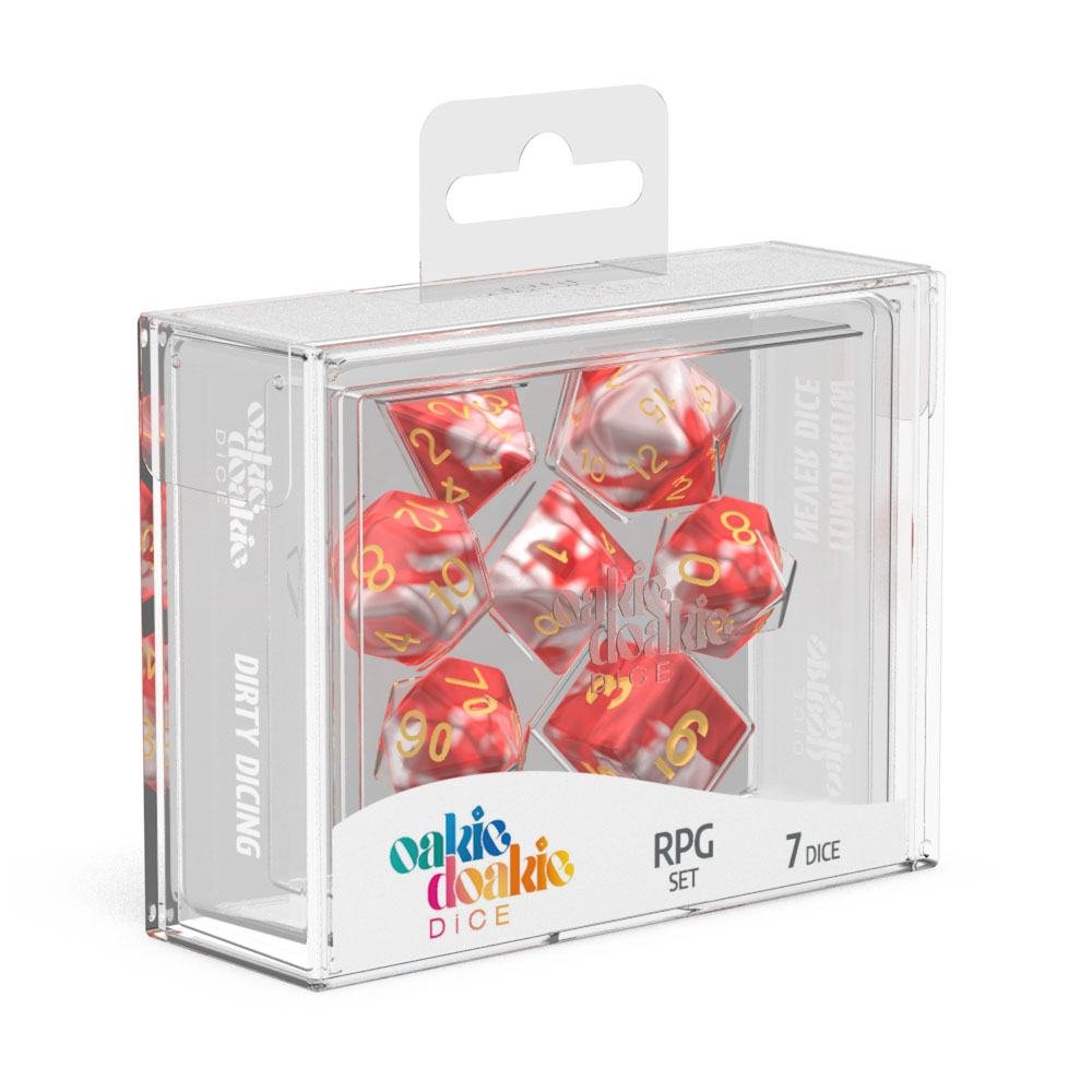 RPG Dice Set Gemidice Red Sky - Oakie Doakie