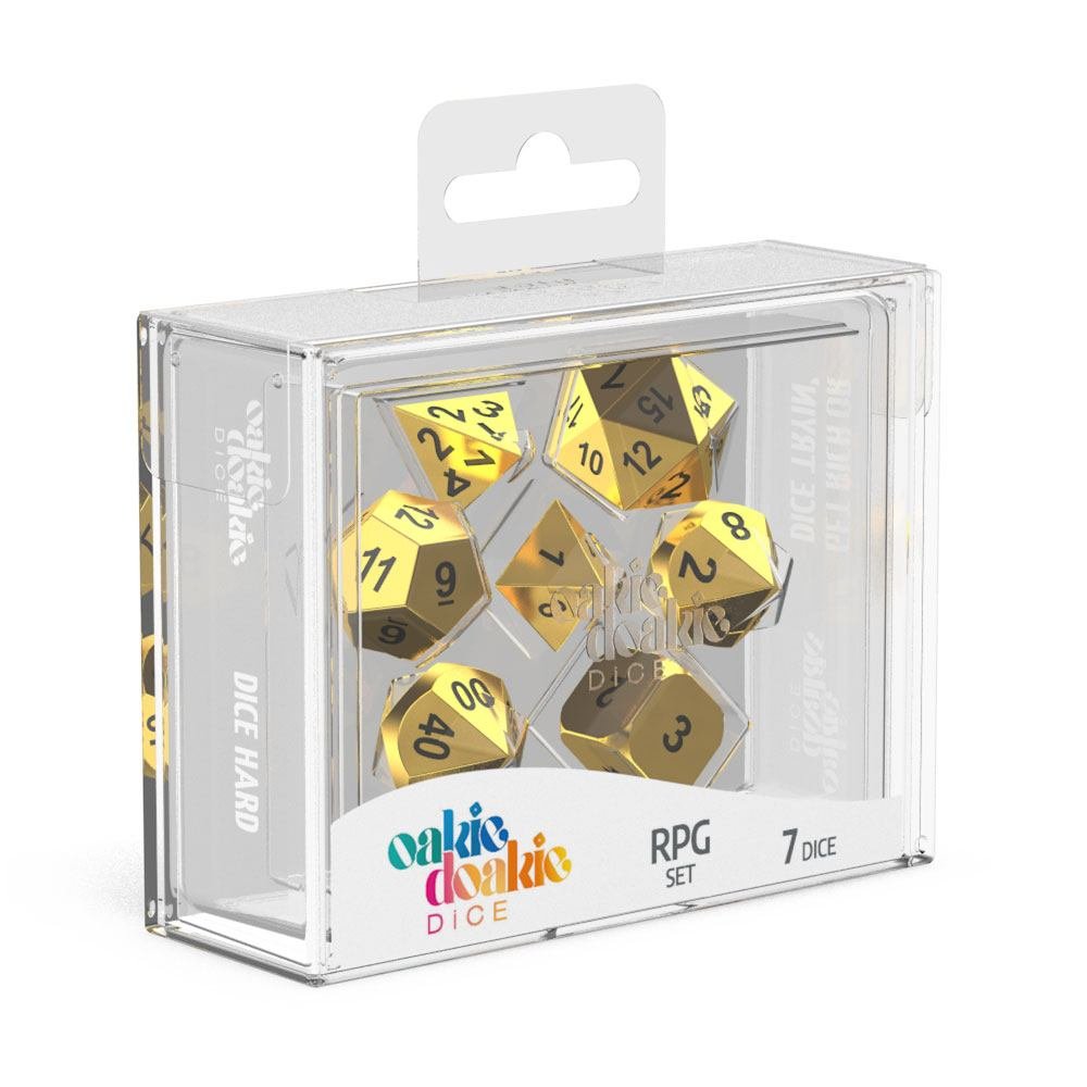 RPG Dice Set Metal Aurym - Oakie Doakie