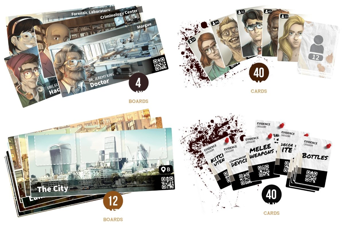 Jeu Chronicles Of Crime - Boîte De Base Complète, Jeu D'enquête Coopératif, Très Bon état