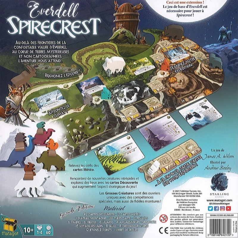Everdell : Spirecrest — la boite du jeu