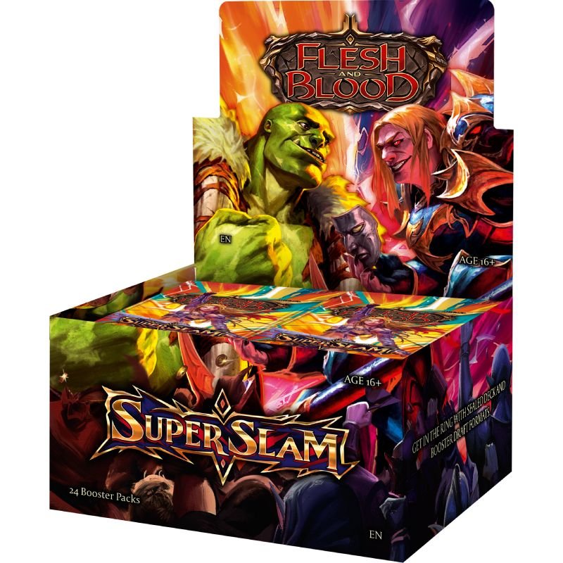 Super Slam Display of 24 booster packs - Flesh and Blood EN - Flesh and Blood booster box | Playin Super Slam Display of 24 booster packs - Flesh and Blood EN - Flesh and Blood booster box | Playin