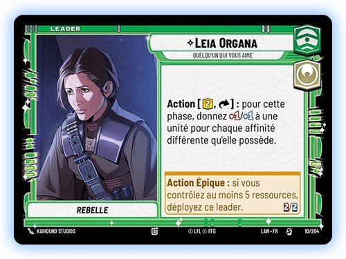 Star Wars™: Unlimited - Sans Foi Ni Loi - Deck de démarrage : Leia Organa