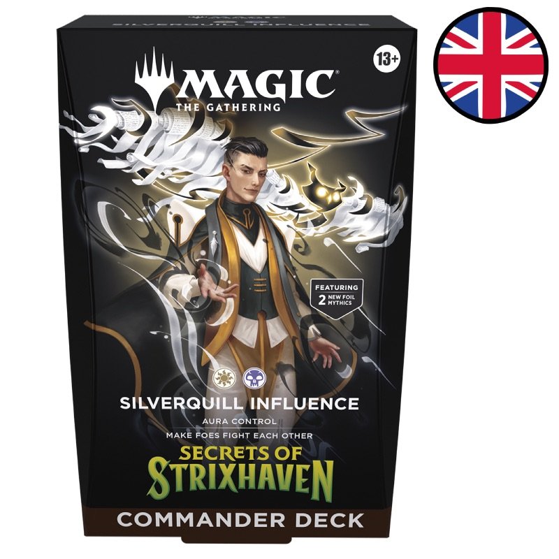 Deck Commander Les Secrets de Strixhaven - Silverquill Influence - Magic EN