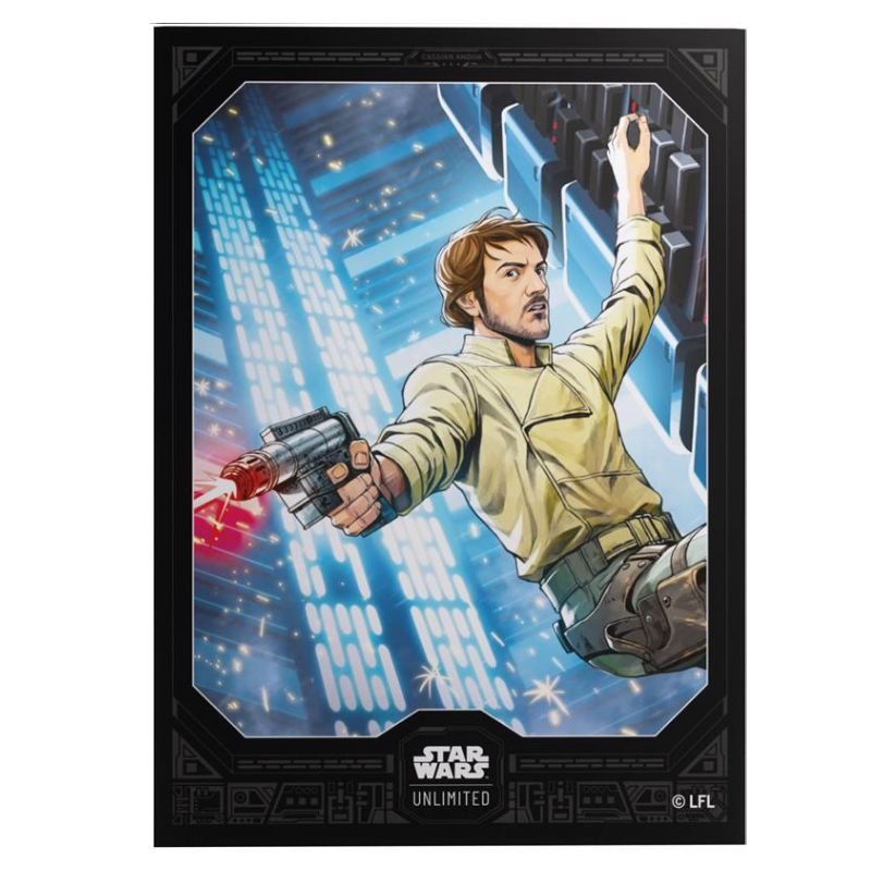 60 Pochettes Art Star Wars Unlimited Cassian Andor 66 x 92 mm - Gamegenic