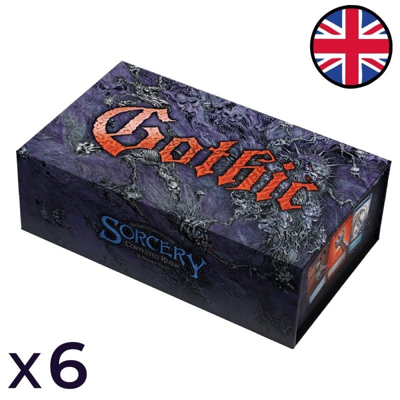 Lot de 6 boites de 36 boosters Gothic - Sorcery: Contested Realm EN