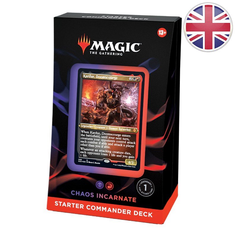 Deck d'Initiation Commander - Chaos Incarnate - Magic EN