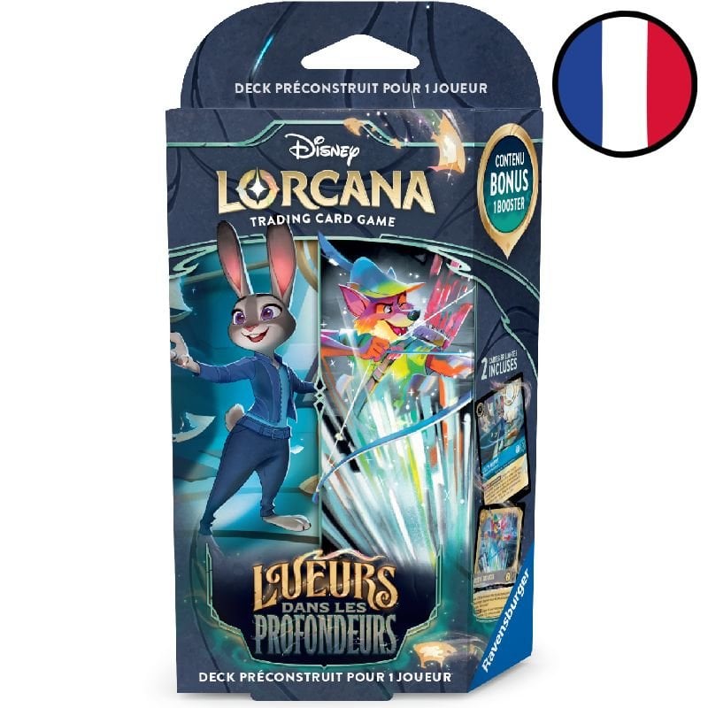 Deck de démarrage Juddy Hopps et Robin des Bois - Lueurs dans les Profondeurs - Chapitre 10 - Disney Lorcana FR