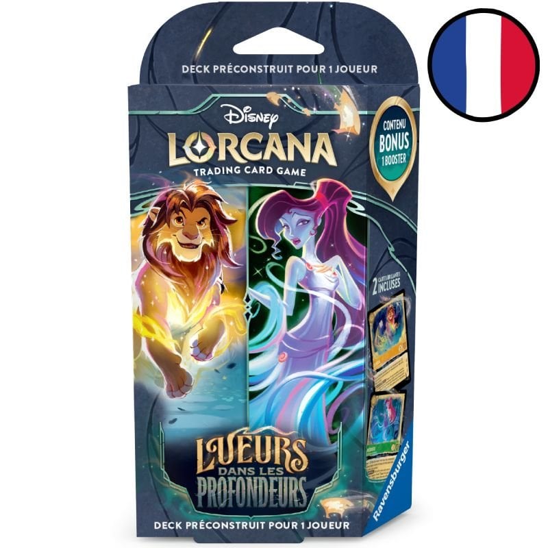 Deck de démarrage Mufasa et Megara - Lueurs dans les Profondeurs - Chapitre 10 - Disney Lorcana FR