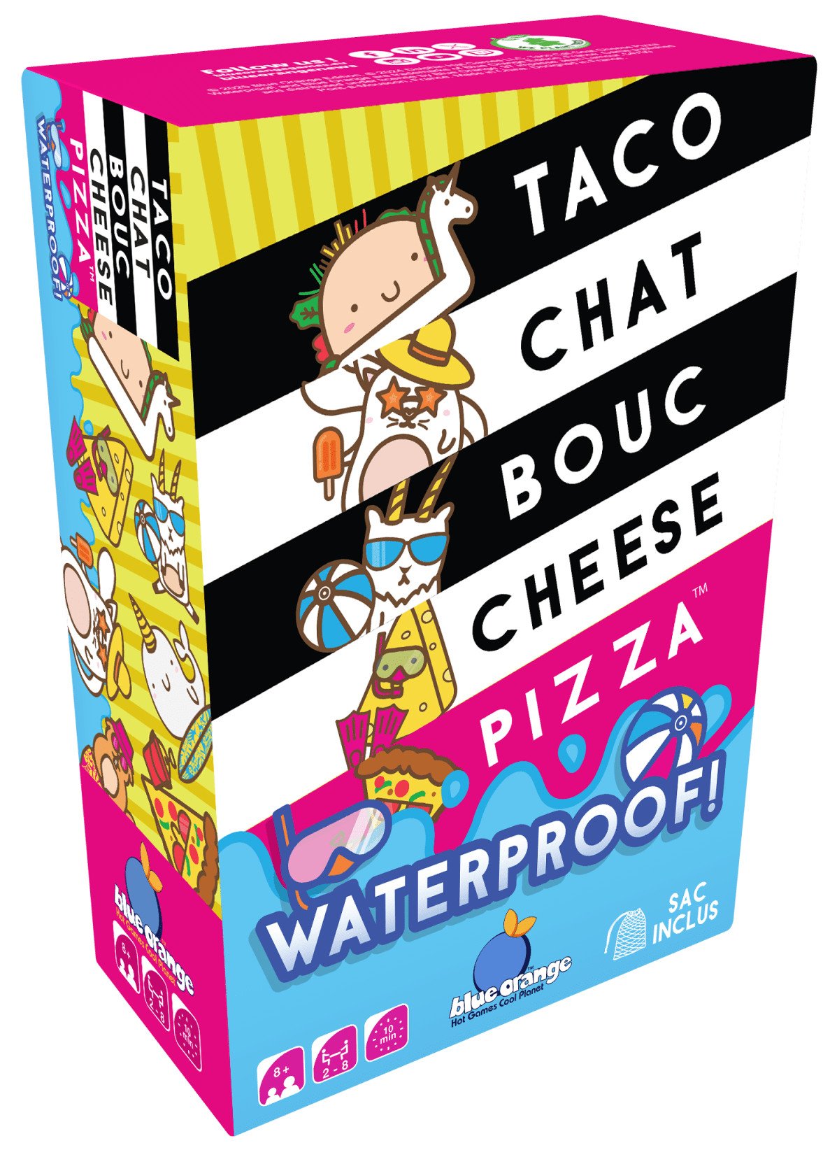 Taco Chat Bouc Cheese Pizza Waterproof