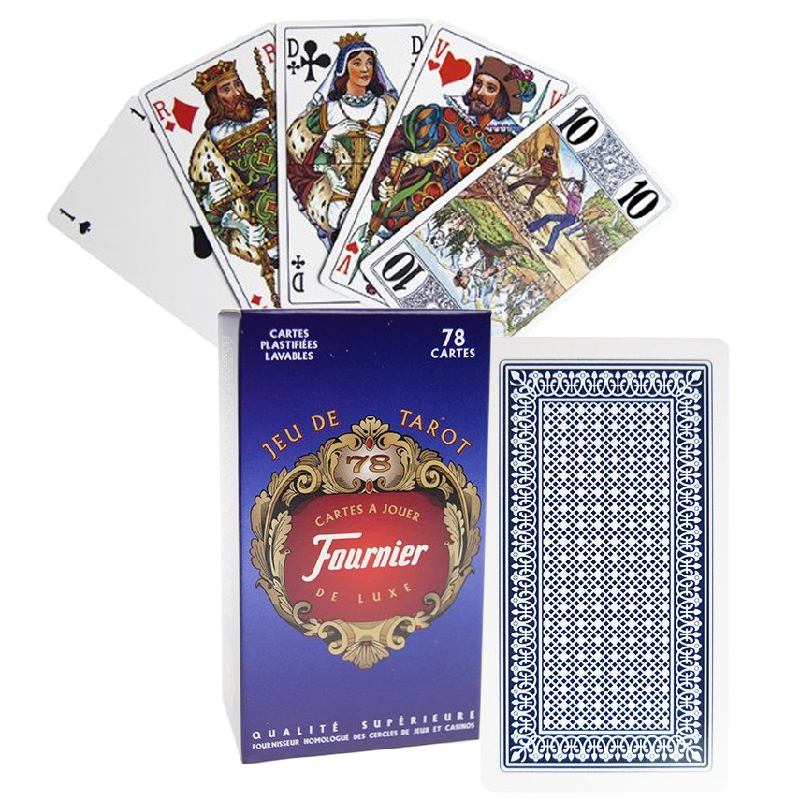Fournier Tarot 78 Cards Luxury Blue Back