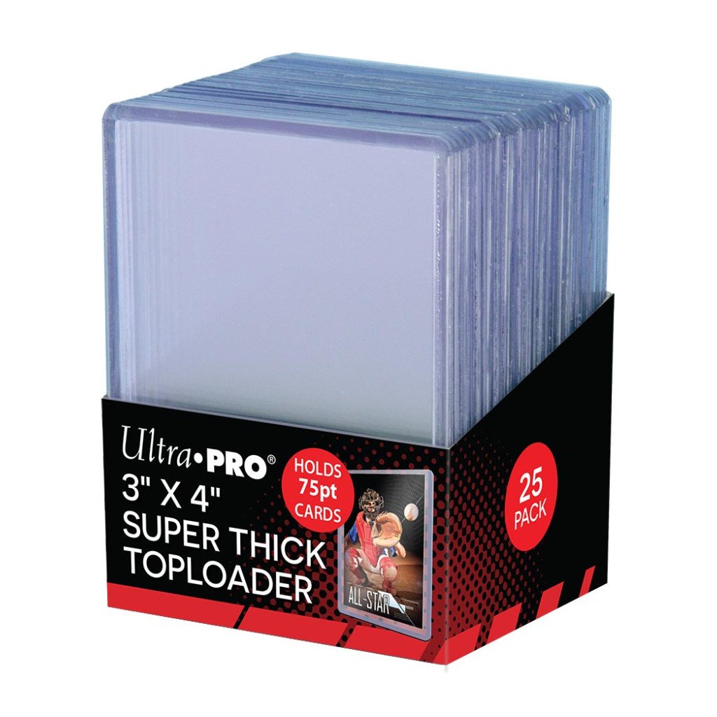 25 Ultra Super Thick 75pt Toploaders - Ultra Pro