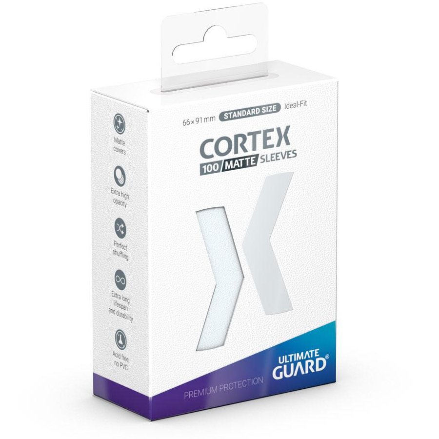 100 pochettes Cortex format Standard Transparent Matte - Ultimate Guard