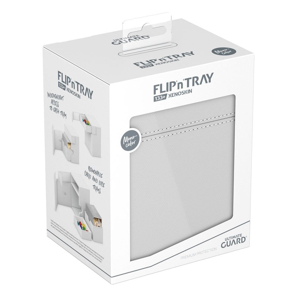 Flip'n'Tray Deck Case 133+ XenoSkin Blanc - Ultimate Guard