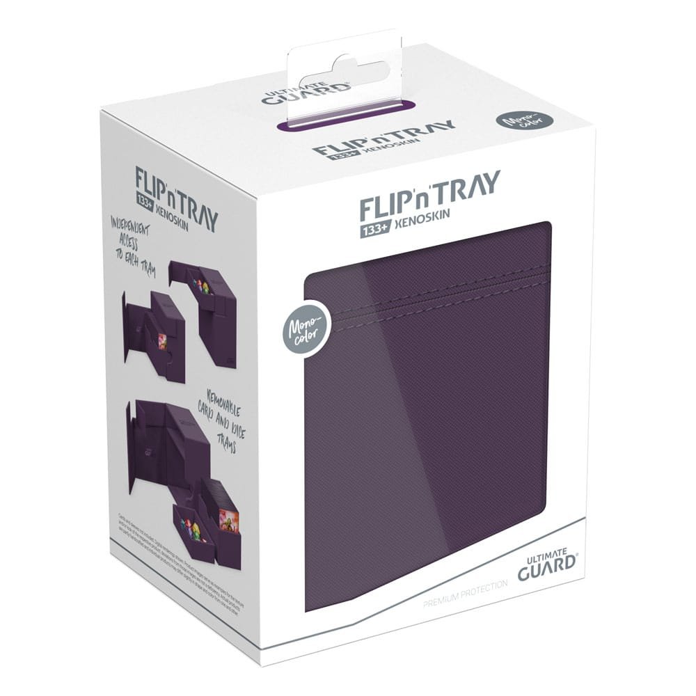 Flip'n'Tray Deck Case 133+ XenoSkin Violet - Ultimate Guard