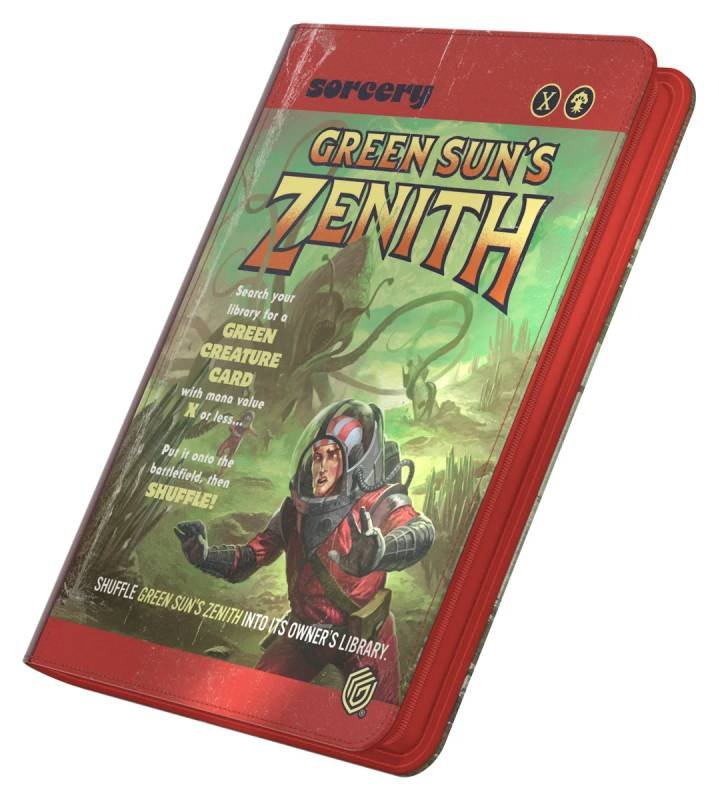 ZipFolio 360 A4 18-Pocket Binder XenoSkin - Green Sun's Zenith Edge of Eternities - Ultimate Guard